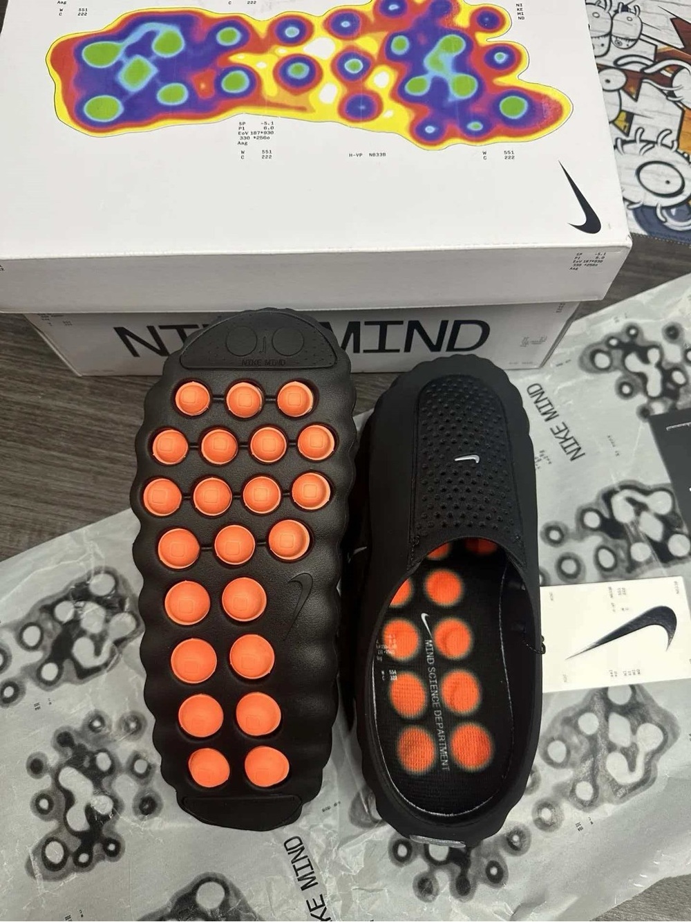 Nike Mind 001 Slide “Black Chrome” - Picture 4 of 5